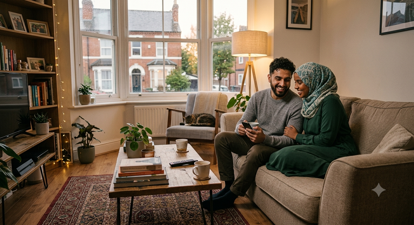 Hodan & Abdi, a happily married couple