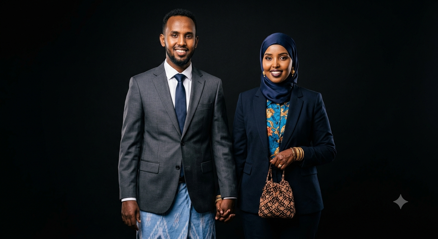 Sagal & Omar, a happily married couple