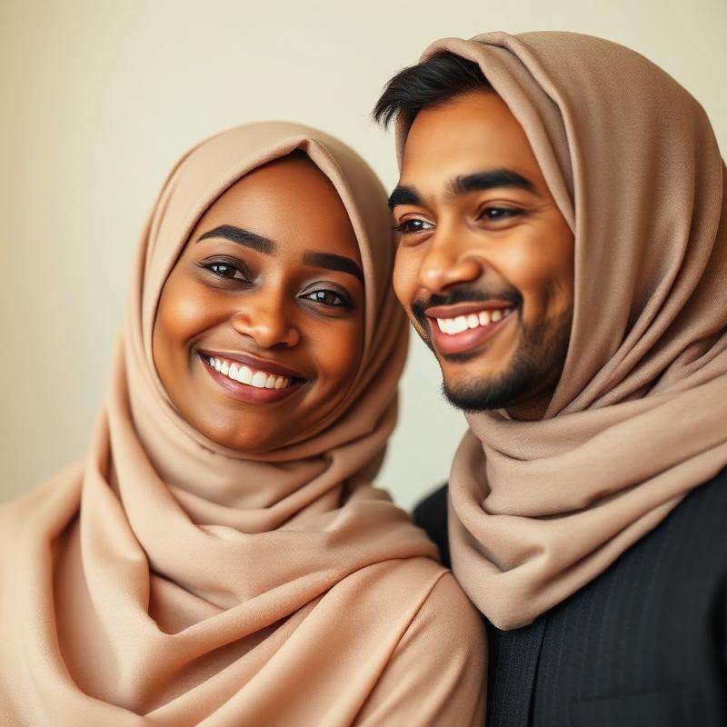 Amina & Yusuf, a happily married couple